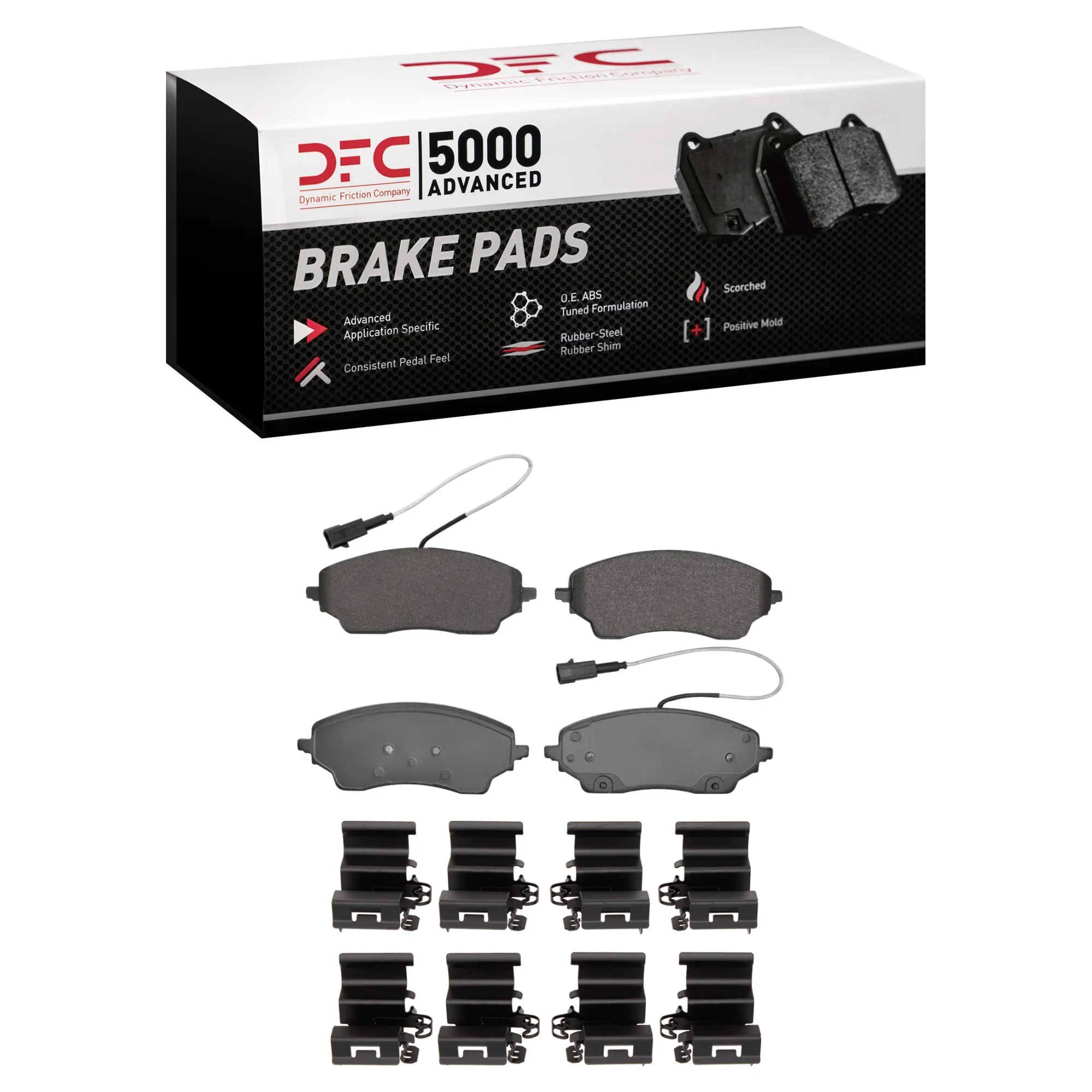 Dynamite Friction 1551-2467-01 Disc Brake Pad Set - Rear