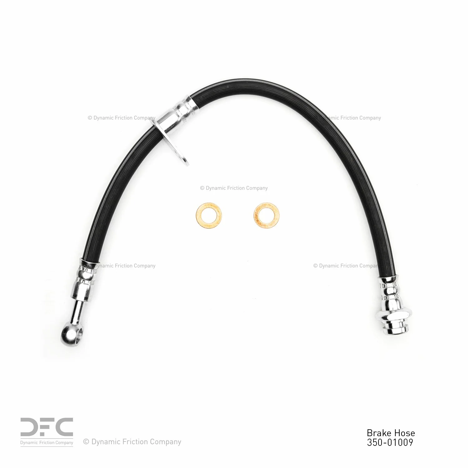 Dynamite Friction 350-01009 Brake Hydraulic Hose - Front