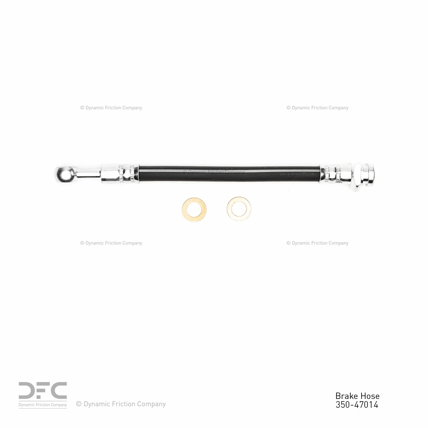 Dynamite Friction 350-47014 Brake Hydraulic Hose - Front Upper
