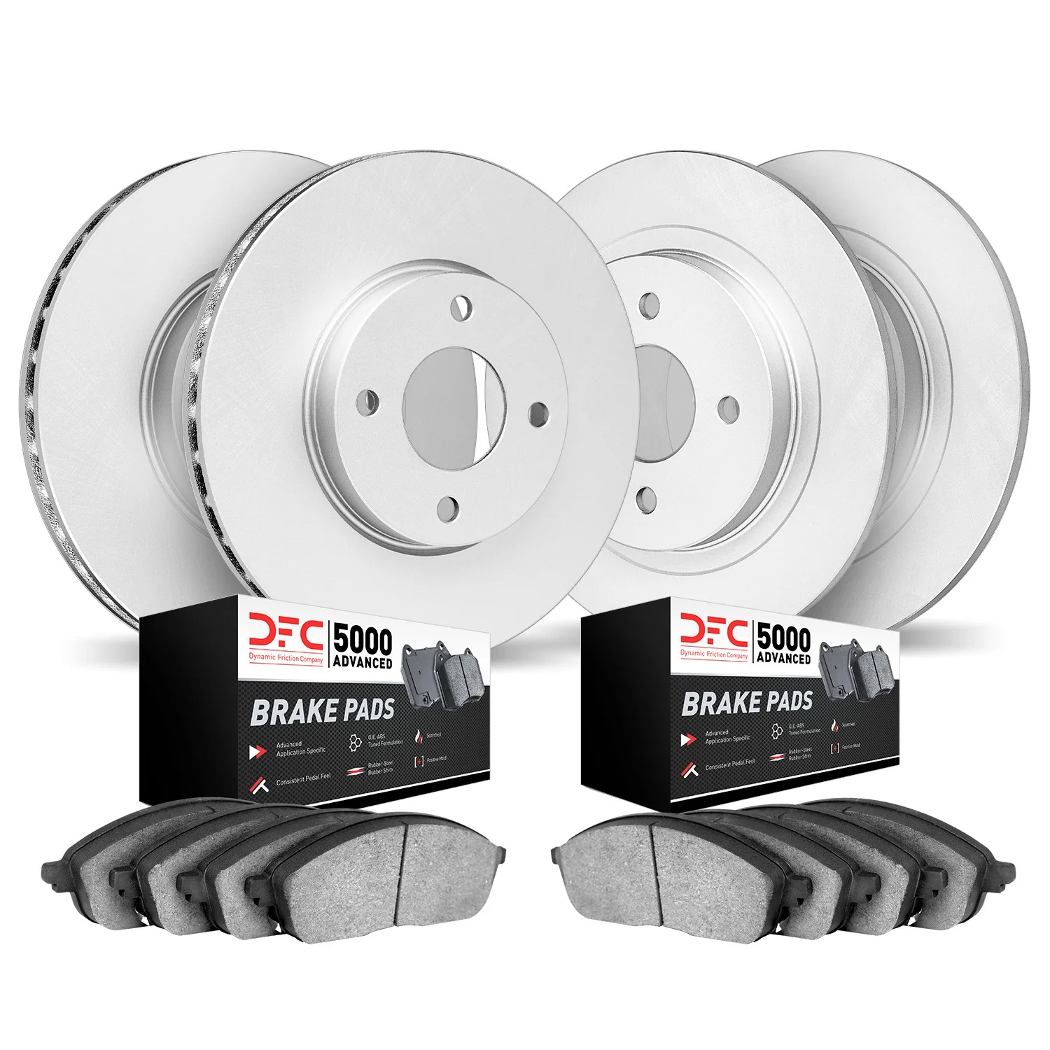 Dynamite Friction 4504-07001 Disc Brake Kit - Front and Rear