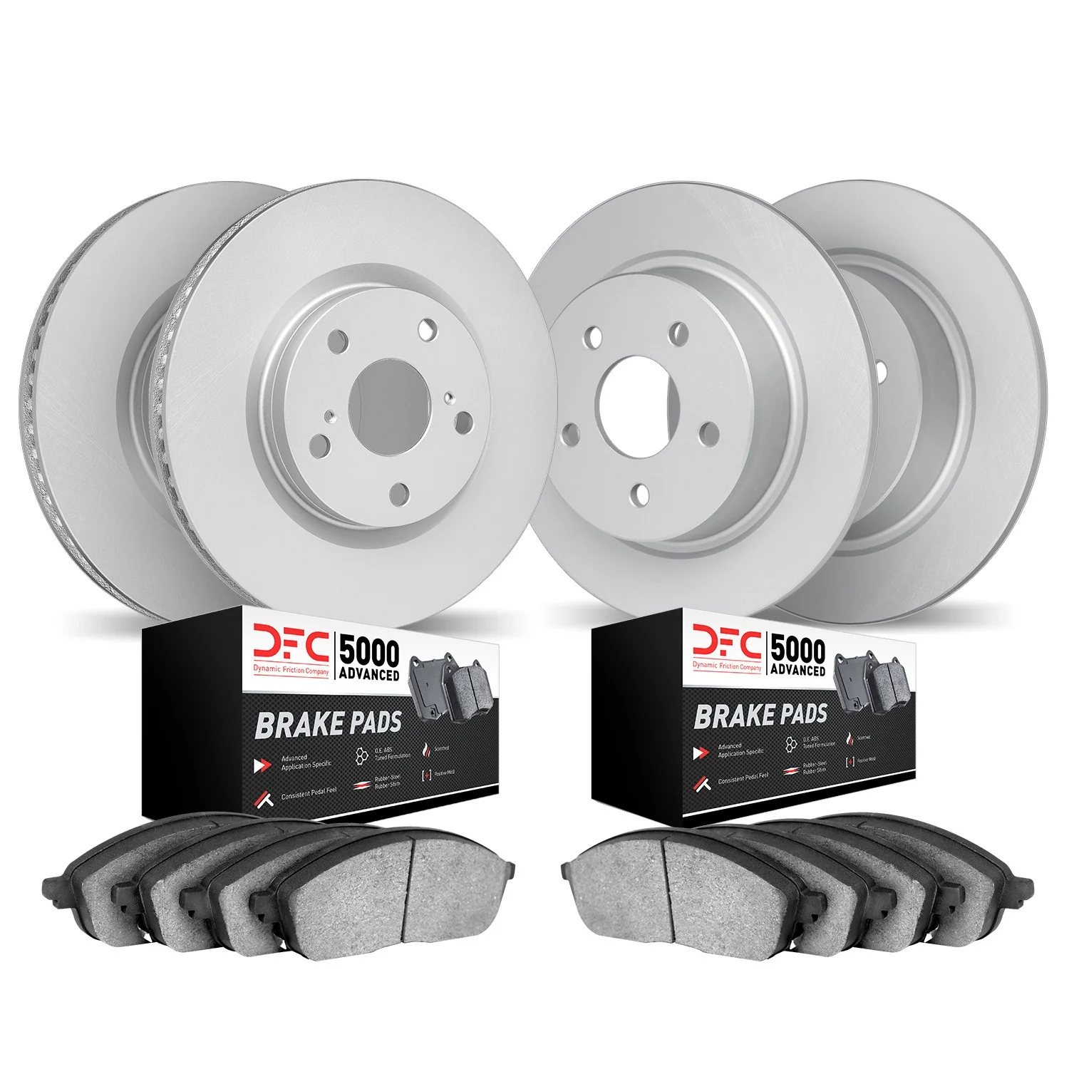 Dynamite Friction 4504-13020 Disc Brake Kit - Front and Rear
