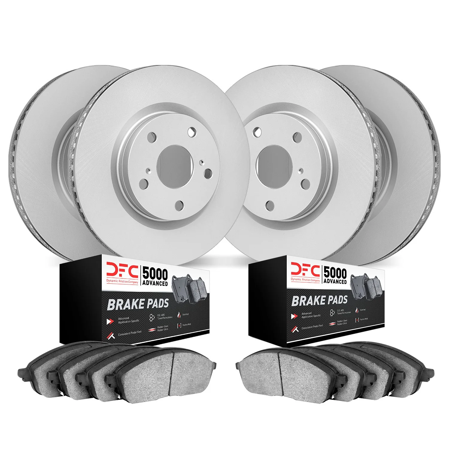 Dynamite Friction 4504-52008 Disc Brake Kit - Front and Rear