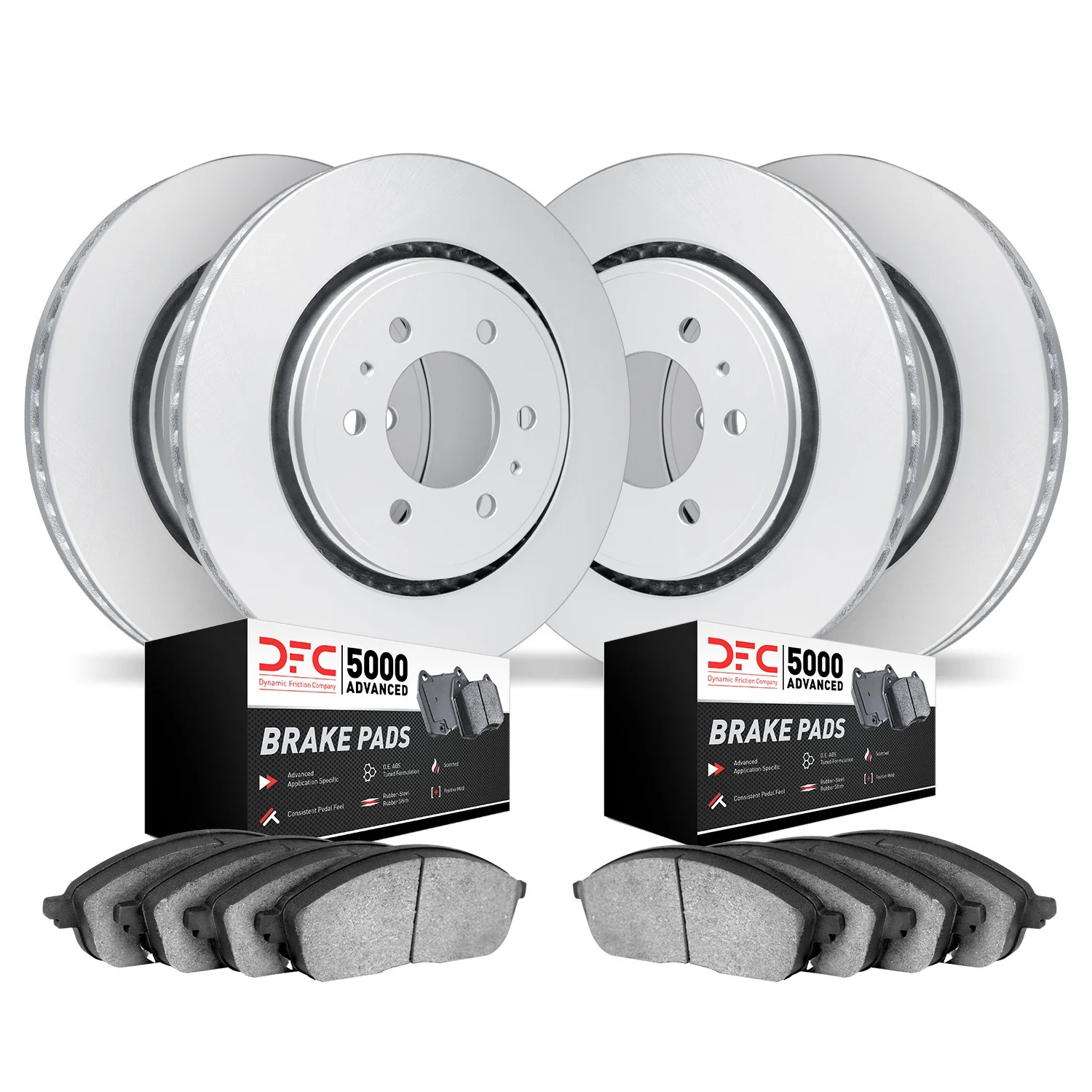 Dynamite Friction 4504-54036 Disc Brake Kit - Front and Rear