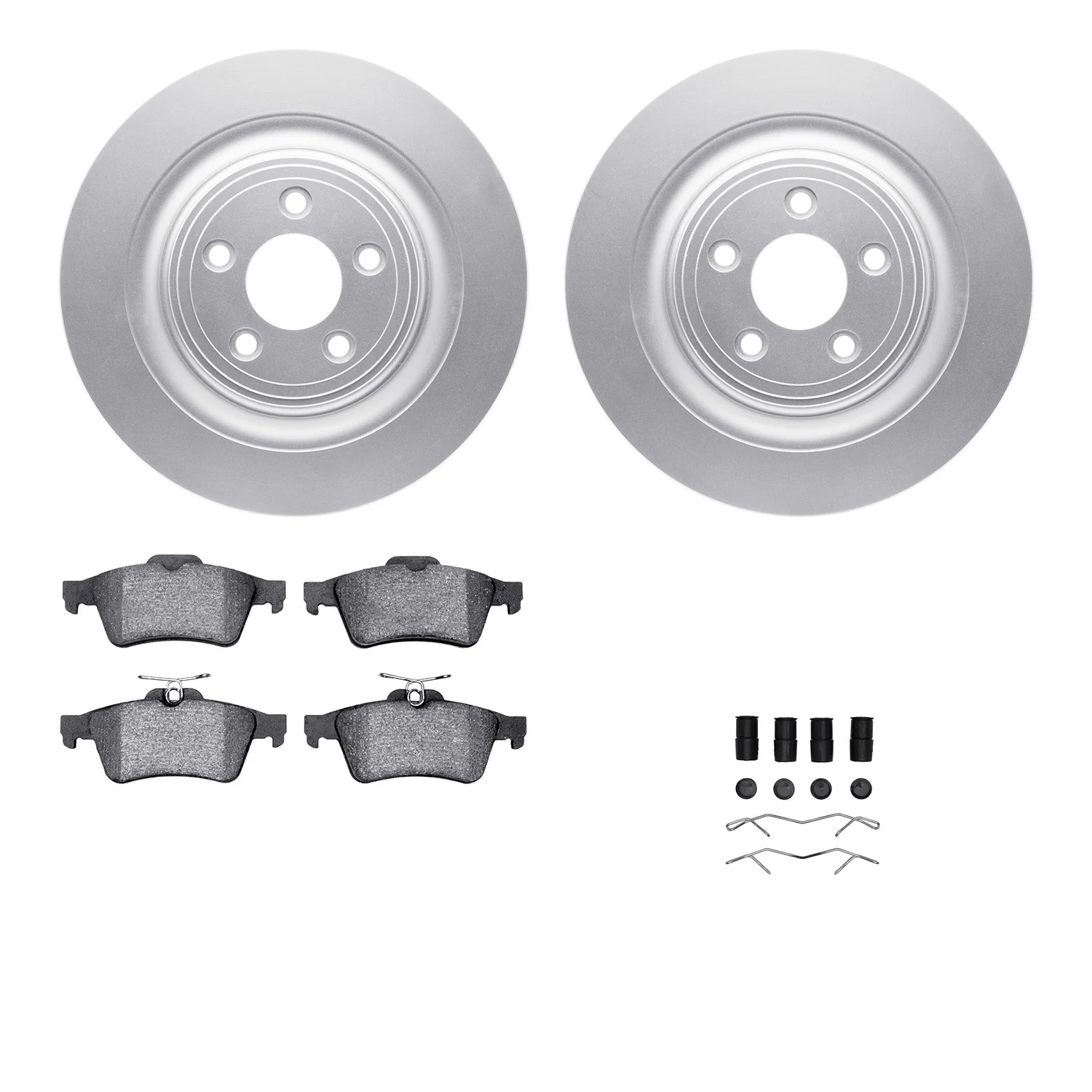 Dynamite Friction 4512-20042 Disc Brake Kit - Rear