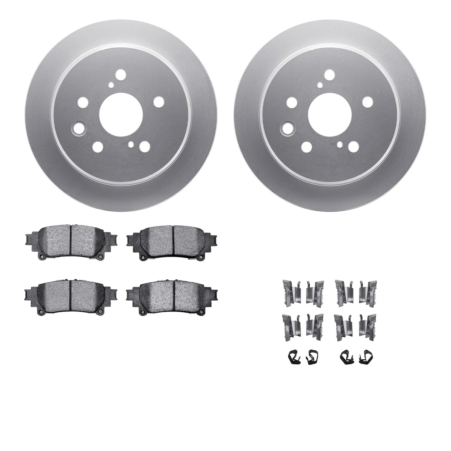 Dynamite Friction 4512-75049 Disc Brake Kit - Rear