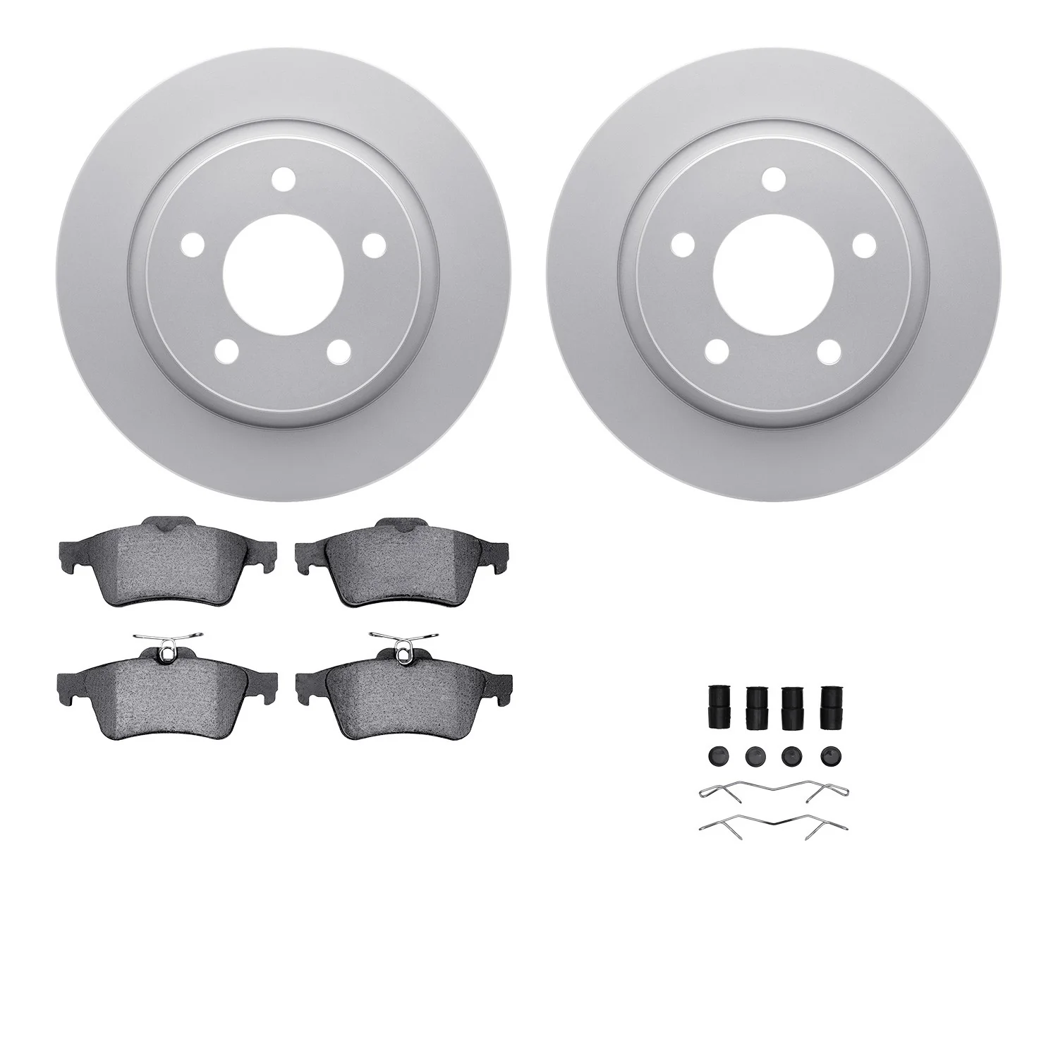 Dynamite Friction 4512-80064 Disc Brake Kit - Rear
