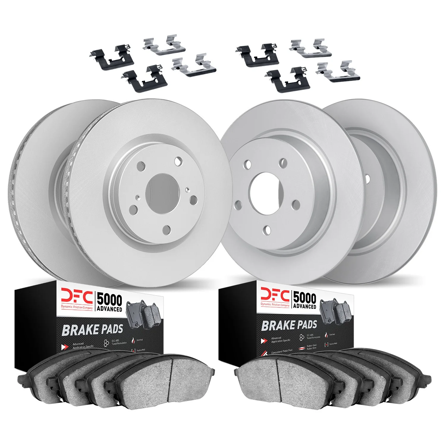 Dynamite Friction 4514-59027 Disc Brake Kit - Front and Rear