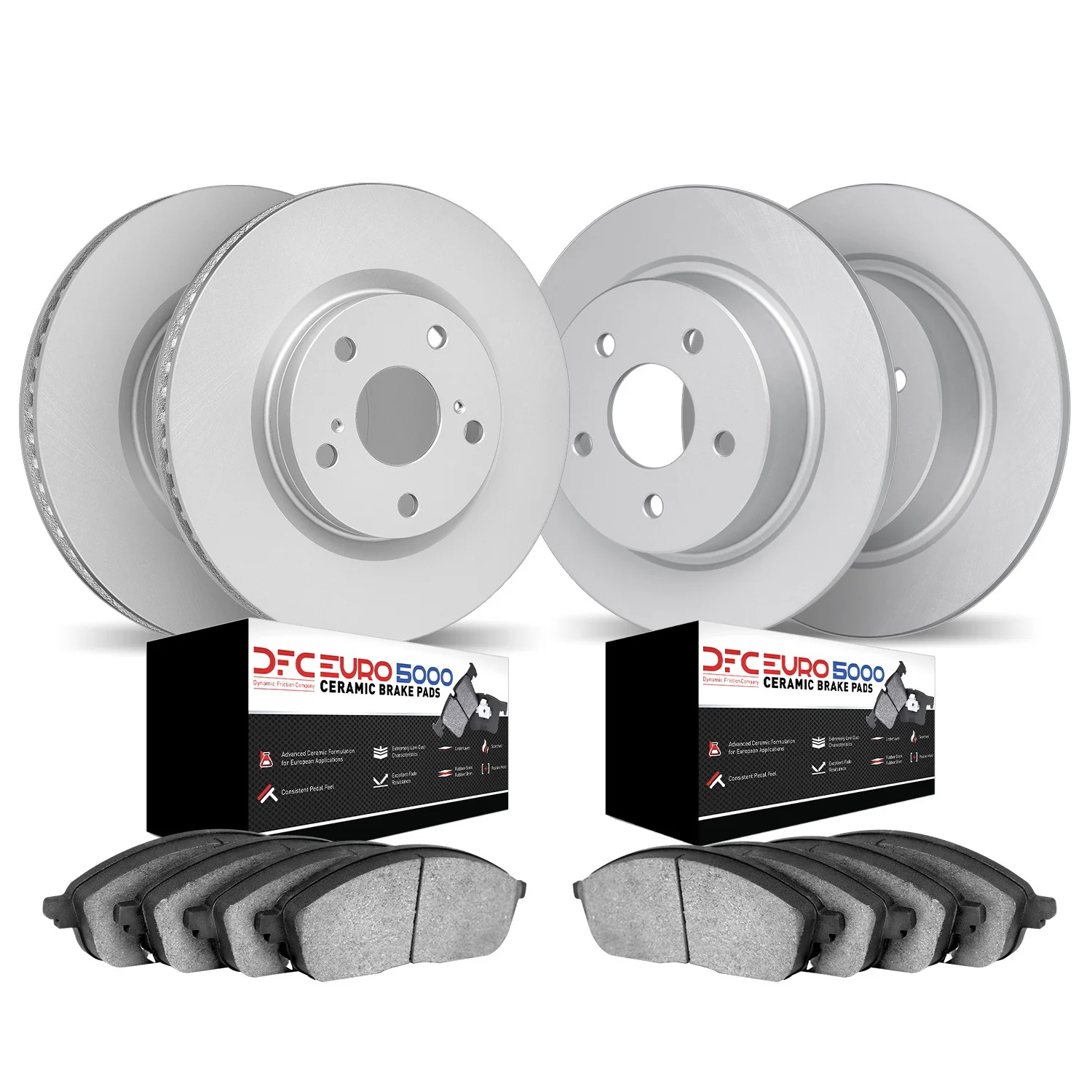 Dynamite Friction 4604-11142 Disc Brake Kit - Front and Rear