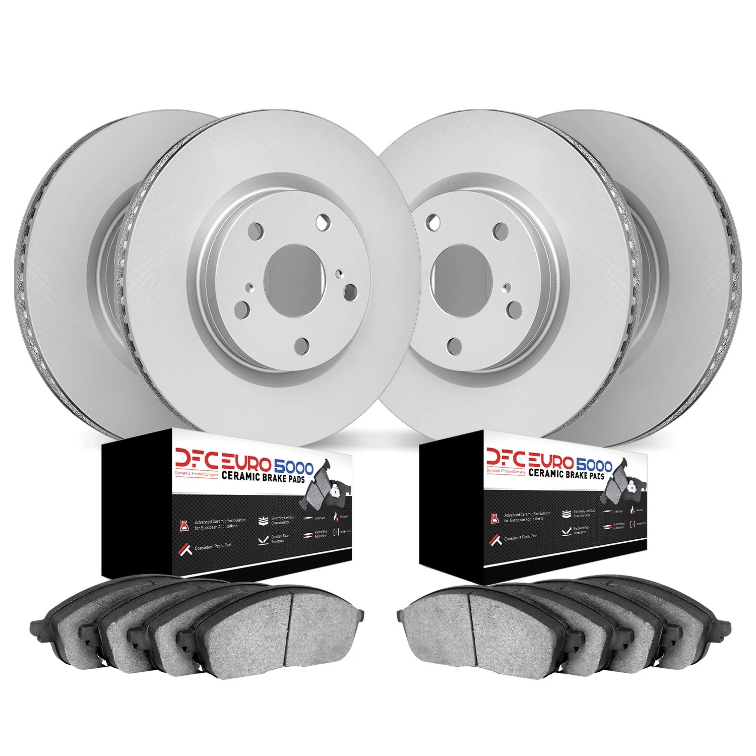 Dynamite Friction 4604-20005 Disc Brake Kit - Front and Rear