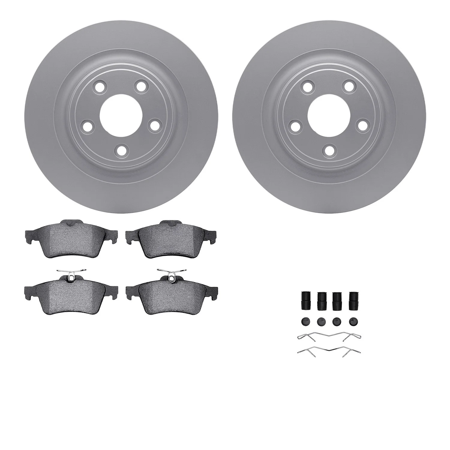 Dynamite Friction 4612-20017 Disc Brake Kit - Rear