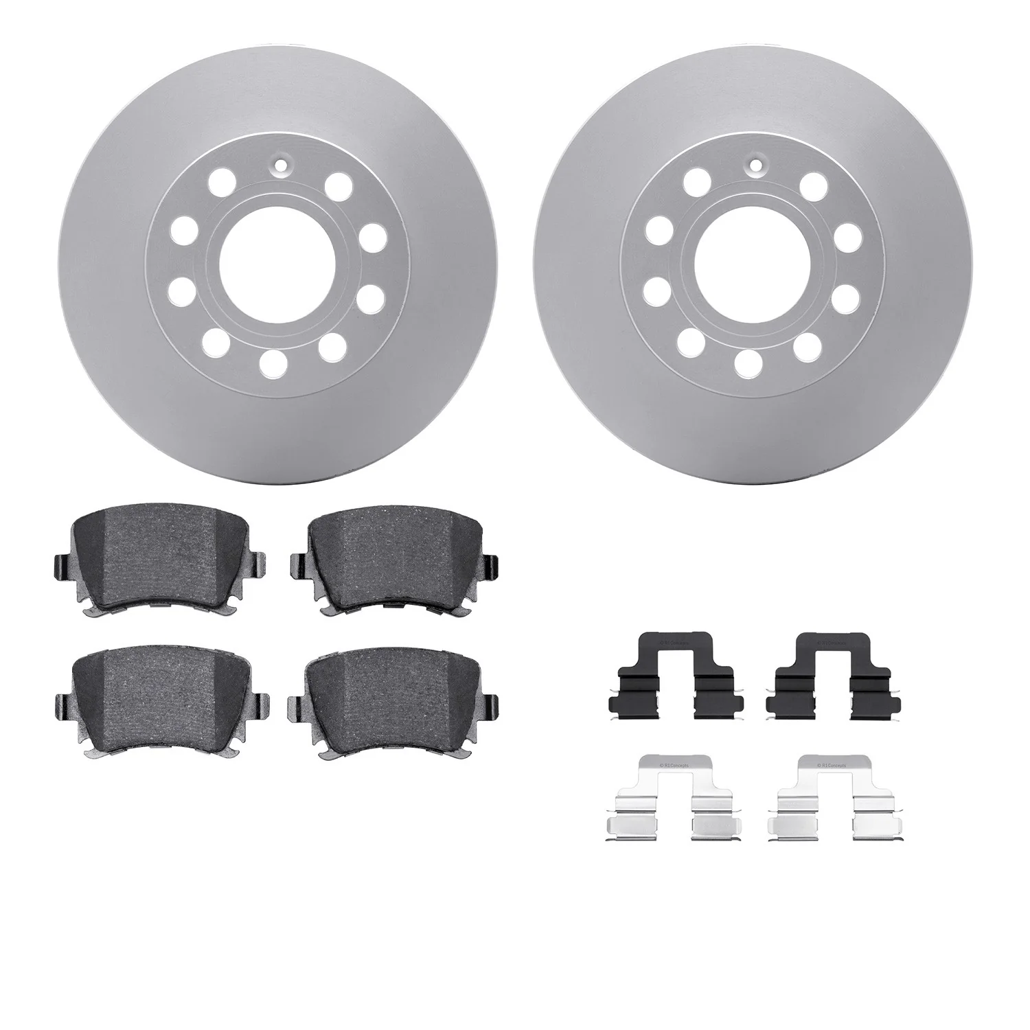 Dynamite Friction 4612-74016 Disc Brake Kit - Rear