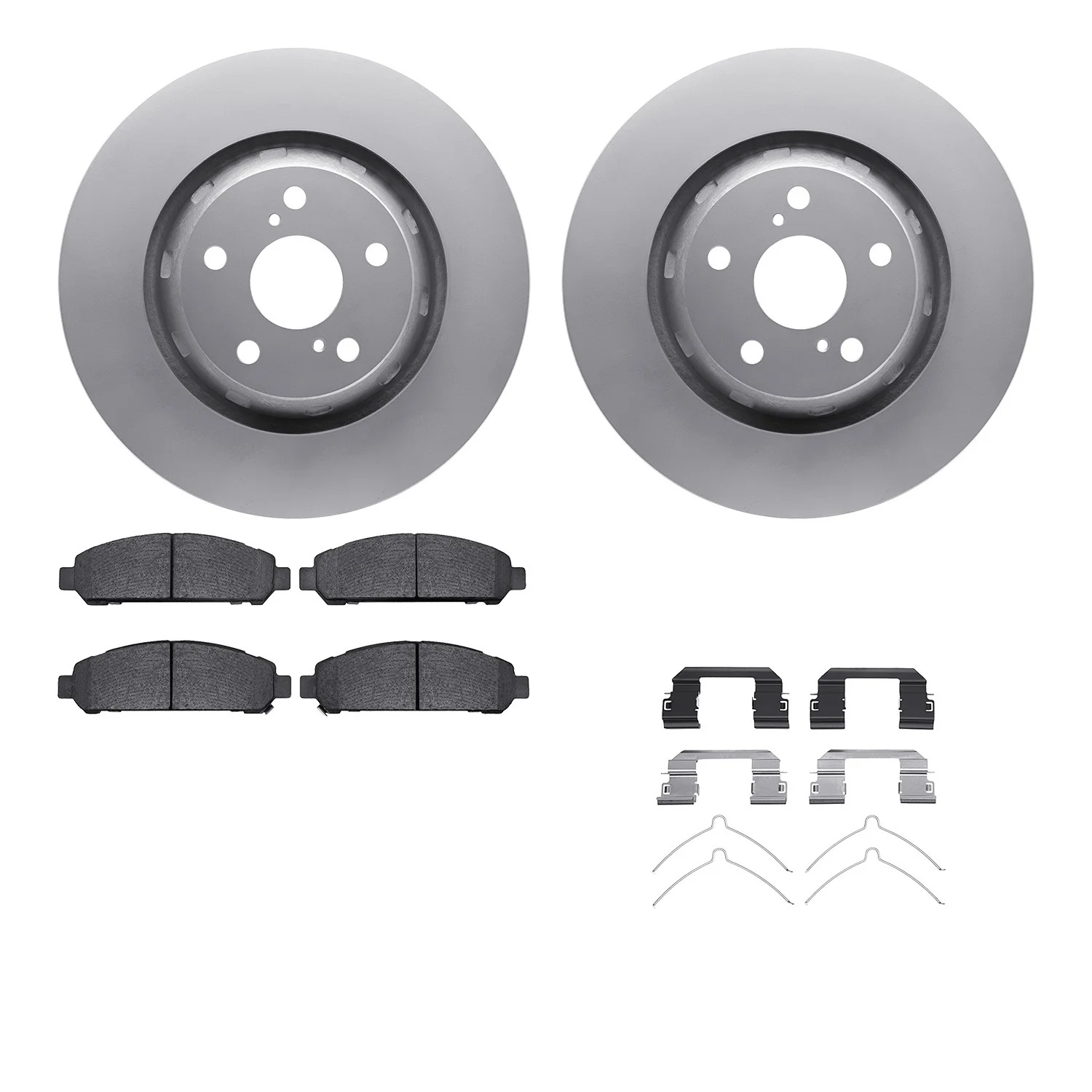 Dynamite Friction 4612-76001 Disc Brake Kit - Front