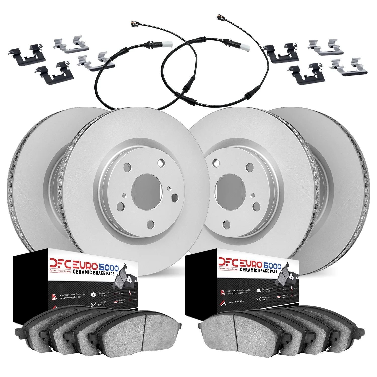 Dynamite Friction 4624-12445 Disc Brake Kit - Front and Rear
