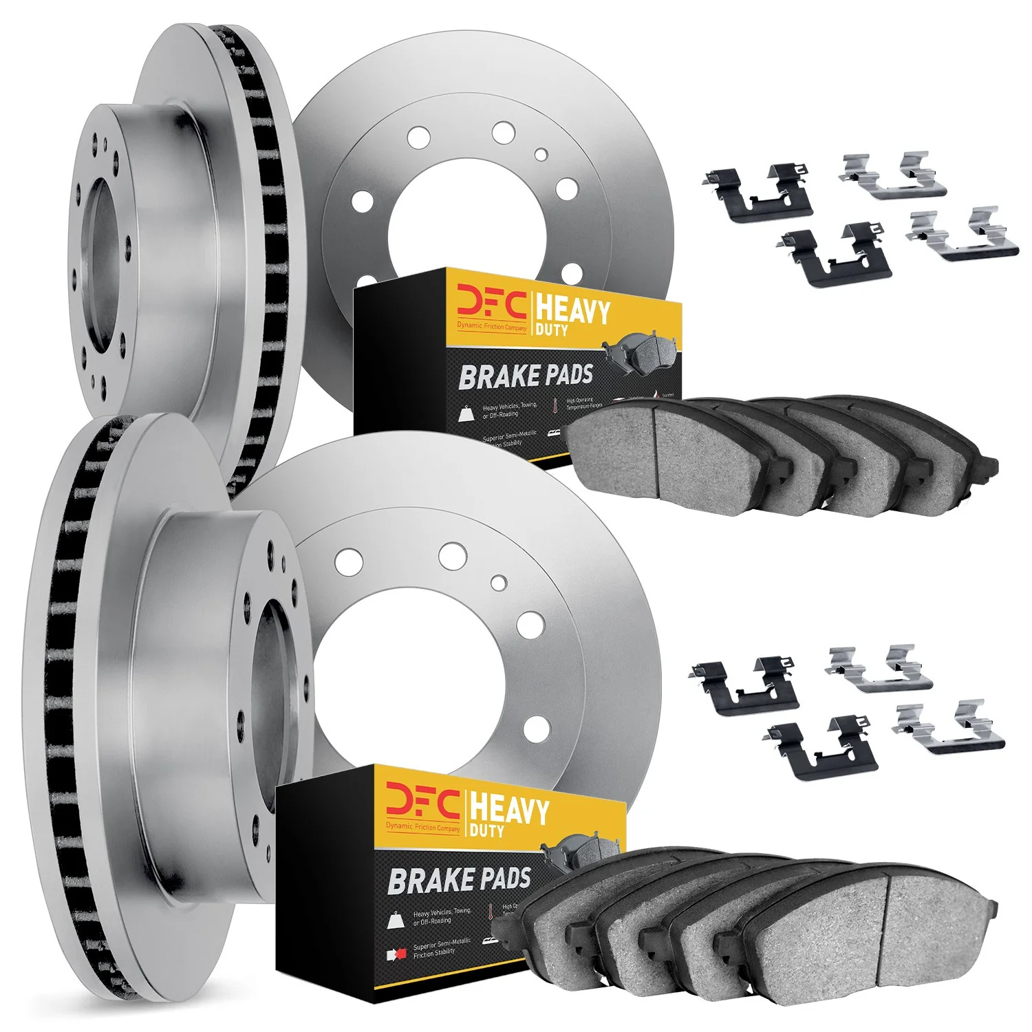 Dynamite Friction 6214-99128 Disc Brake Kit - Front and Rear