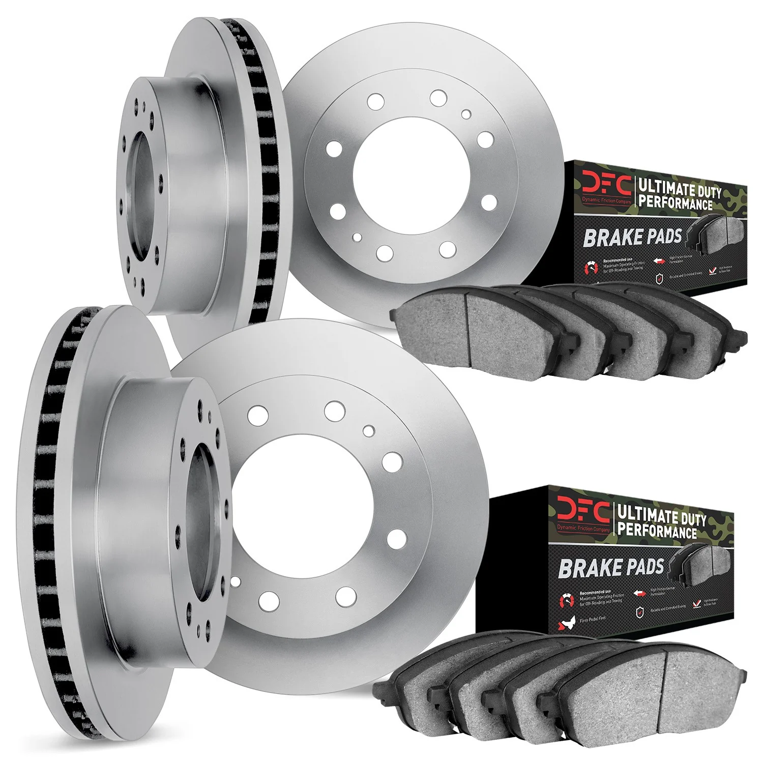 Dynamite Friction 6404-54056 Disc Brake Kit - Front and Rear