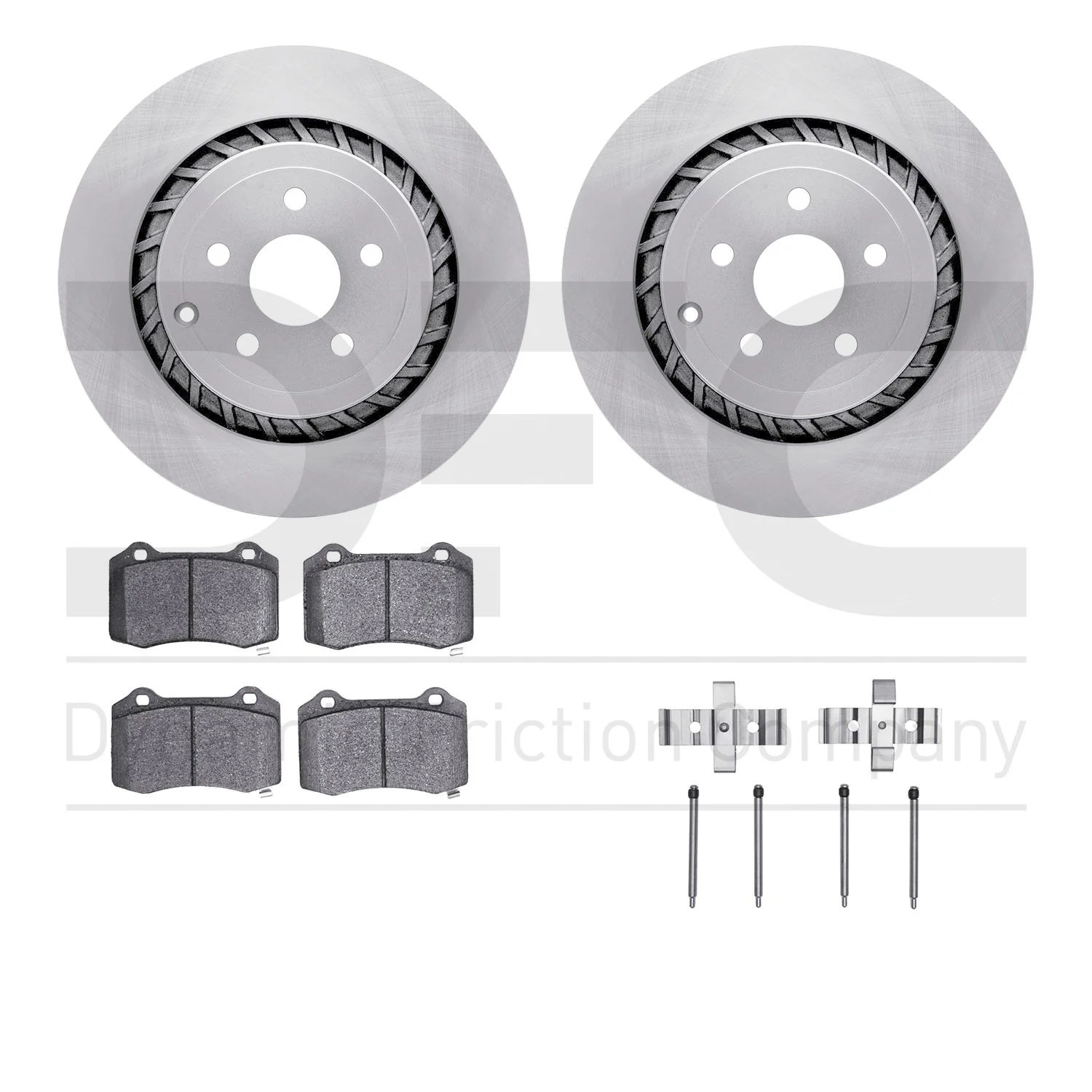 Dynamite Friction 6412-47025 Disc Brake Kit - Rear