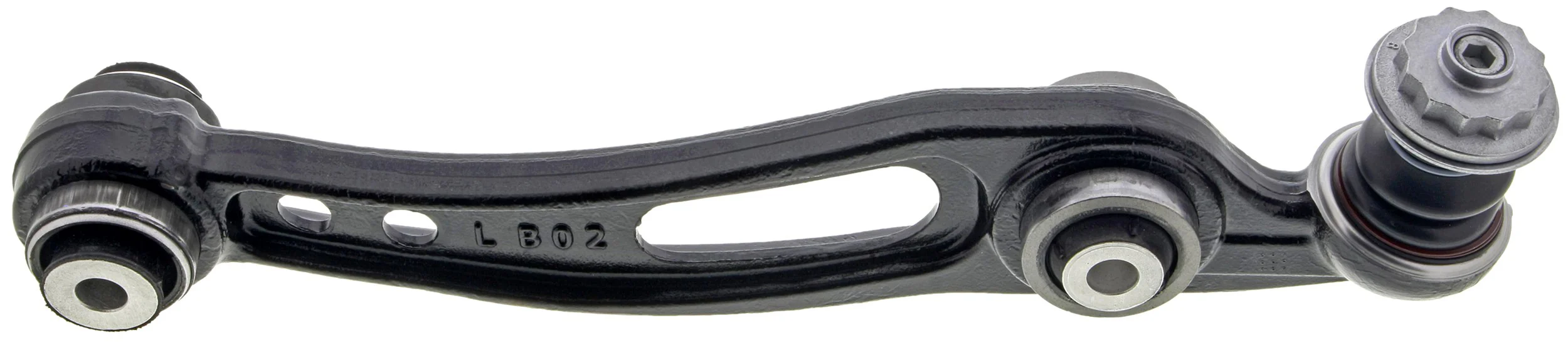 Mevotech CMS101642 Suspension Control Arm and Ball Joint Assembly - Front Left Lower Rearward